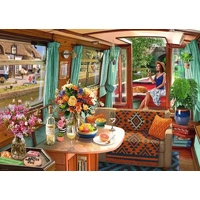 Ravensburger - View from My Window Canal Boat Puzzle 1000pc