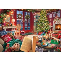 Ravensburger - Cozy Christmas Retreat Large Format Puzzle 500pc