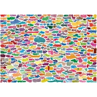 Ravensburger - 387 Dogs & One Cat Large Format Puzzle 300pc