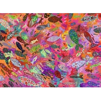 Ravensburger - Fish in Fuchsia Puzzle 500pc