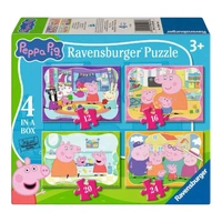 Ravensburger - Peppa Pig Family Time 4 Puzzles In A Box