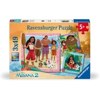 Ravensburger - Disney Moana 2 Puzzle 3x49pc