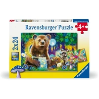 Ravensburger - Lovable Forest Friends Puzzle 2x24pc