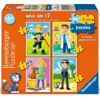 Ravensburger - My First Puzzles - Who Am I? (4 puzzles)