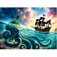 Ravensburger - Octopus Treasure Puzzle 100pc