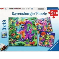 Ravensburger - Baby Garden Dragons Puzzle 3x49pc