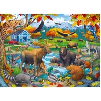 Ravensburger - Wildlife Gathering Puzzle 150pc