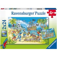 Ravensburger - Adventure Island Puzzle 2x24pc