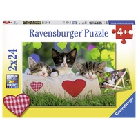 Ravensburger - Sleepy Kittens Puzzle 2x24pc