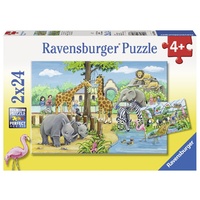 Ravensburger - Welcome To The Zoo Puzzle 2x24pc