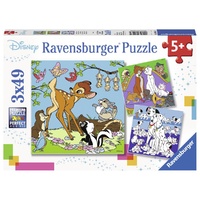 Ravensburger - Disney Friends Puzzle 3x49pc