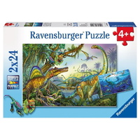 Ravensburger - Primeval Giants Puzzle 2x24pc