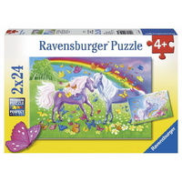 Ravensburger - Rainbow Horses Puzzle 2x24pc