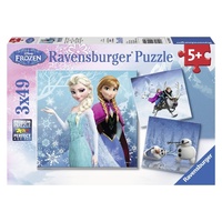 Ravensburger - Disney Winter Adventures Puzzle 3x49pc