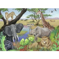 Ravensburger - Safari Animals Puzzle 60pc