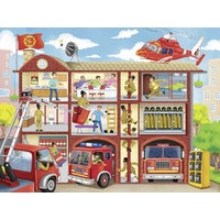 Ravensburger - Firehouse Frenzy Puzzle 100pc