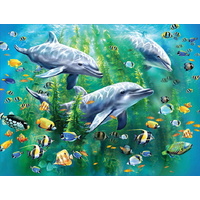 Ravensburger - Dolphin Trio Puzzle 100pc