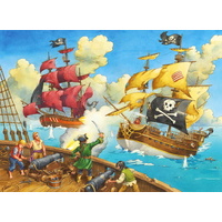 Ravensburger - Pirate Battle Puzzle 100pc
