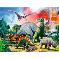 Ravensburger - Among The Dinosaurs Puzzle 100pc