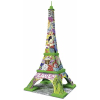Ravensburger - Eiffel Tower 3D Puzzle Pop Art Edition 216pc