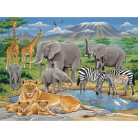 Ravensburger - Animals In Africa Puzzle 200pc