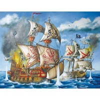 Ravensburger - Pirates Battle Puzzle 200pc