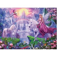 Ravensburger - Unicorn Kingdom Glow in the Dark Puzzle 200pc