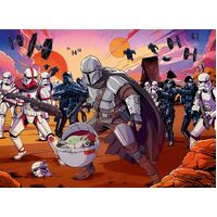 Ravensburger - Star Wars: The Mandalorian Face-Off Puzzle 200pc