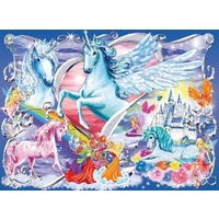 Ravensburger - Amazing Unicorns Glitter Puzzle 100pc