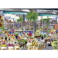 Ravensburger - Wanderlust Amsterdam Flower Market 1000pc