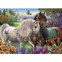 Ravensburger - Adorned Stallions Brilliant Puzzle 500pc