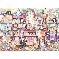 Ravensburger - Crazy Cats Mr Catkin’s Confectionery Puzzle 500pc