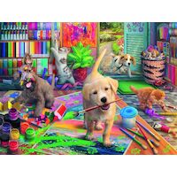 Ravensburger - Cute Crafters Large Format Puzzle 750pc