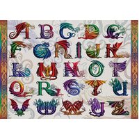 Ravensburger - Dragon Alphabet Puzzle 1000pc
