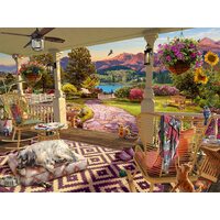 Ravensburger - Cozy Front Porch Large Format Puzzle 750pc