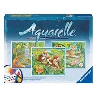 Ravensburger - Aquarelle Professional Set Exotic Animals