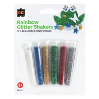 EC - Rainbow Glitter Shakers (6 pack)