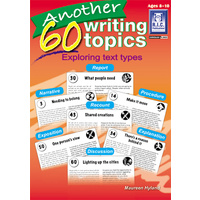 Another 60 Writing Topics Ages 8-10