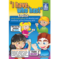 I have, who has?'  English Ages 5-7
