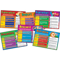 Introducing Text Types Charts (set of 6)