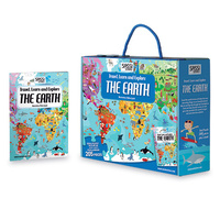 Sassi - Travel, Learn & Explore - The Earth Puzzle + Book