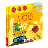 Sassi - Construction Site Vehicles Sound Book
