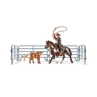 Schleich - Team Roping with Cowboy 41418