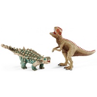 Schleich - Saichania And Giganotosaurus, Small 41426