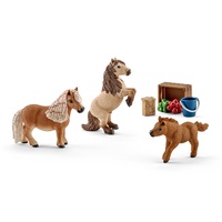 Schleich - Miniature Shetland Pony Family 41432