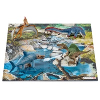 Schleich - Mini Dinosaurs With Water Hole Puzzle 42330