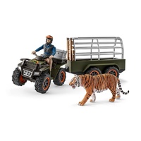 Schleich - Quad Bike with Trailer and Ranger 42351
