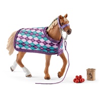 Schleich - English Thoroughbred with Blanket 42360