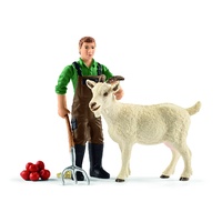 Schleich - Farmer with Goat 42375
