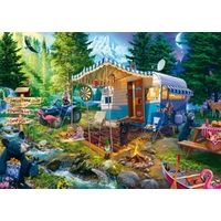 Schmidt - Caravanning In The Mountain Puzzle 1000pc